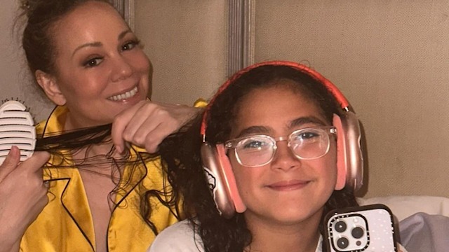 Mariah Carey with her daughter Monroe