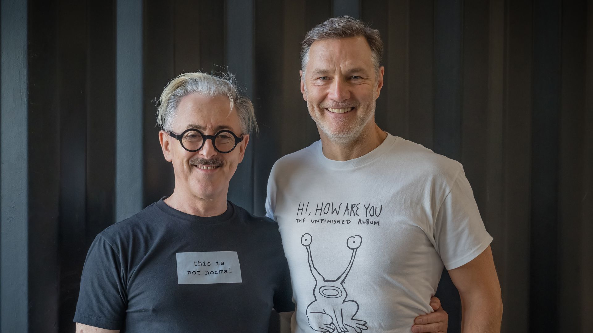 two men standing together