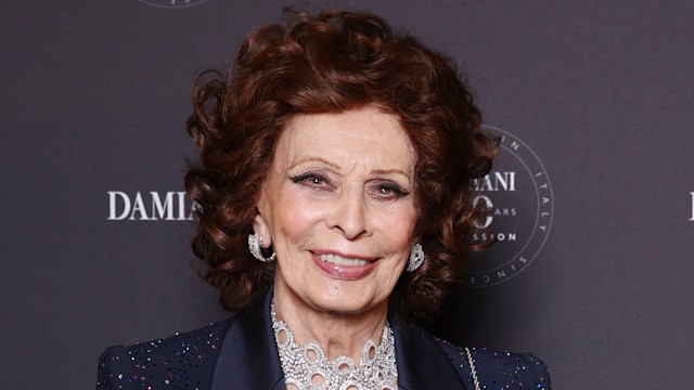 Sophia Loren attends Damiani Centenary gala dinner at Teatro Alcione on March 14, 2024 in Milan, Italy