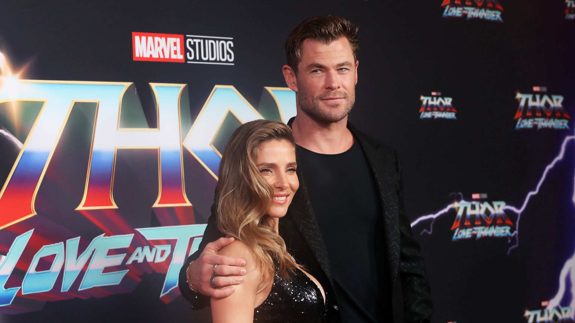 Chris Hemsworth’s wife Elsa Pataky captures candid moment of Marvel star with mini-me kids in at-home photo