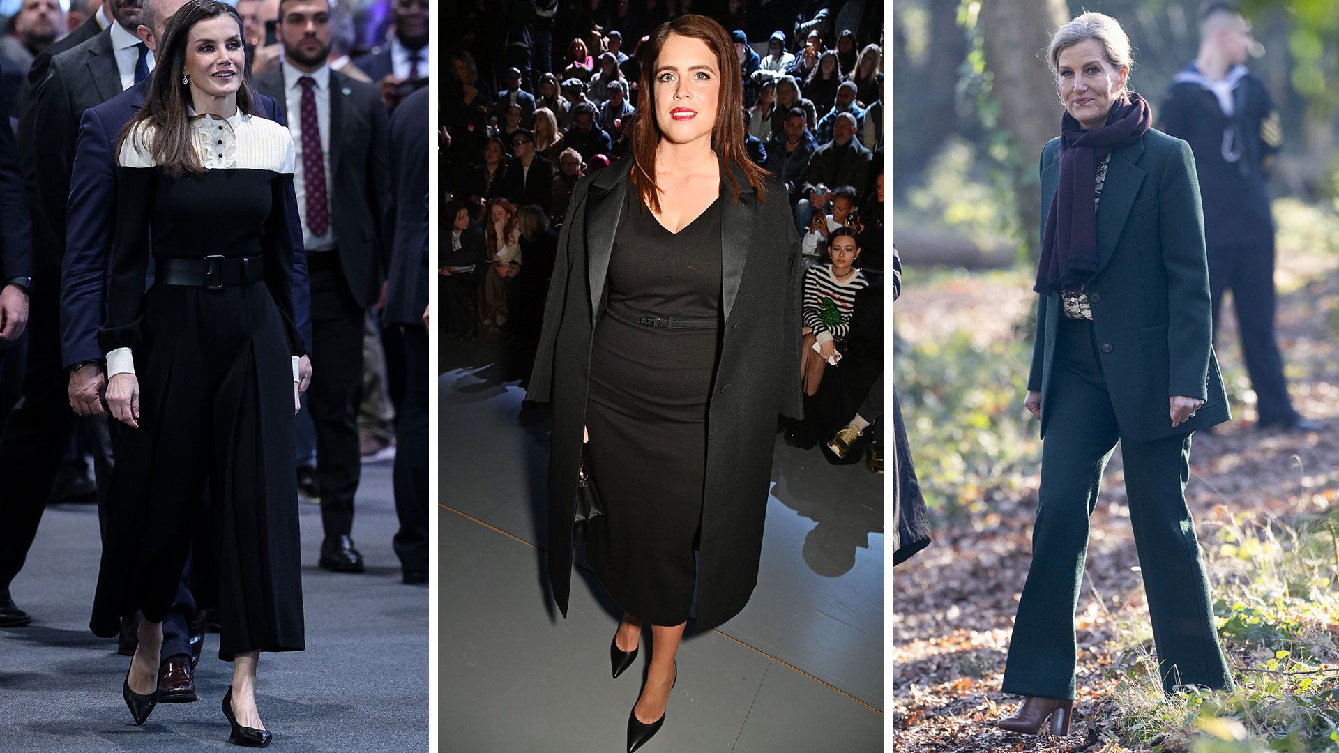 Royal Style Watch: From Princess Eugenie's designer look to Duchess  Sophie's leg-lengthening Victoria Beckham suit