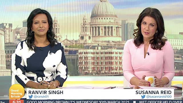 ranvir and susanna reid react