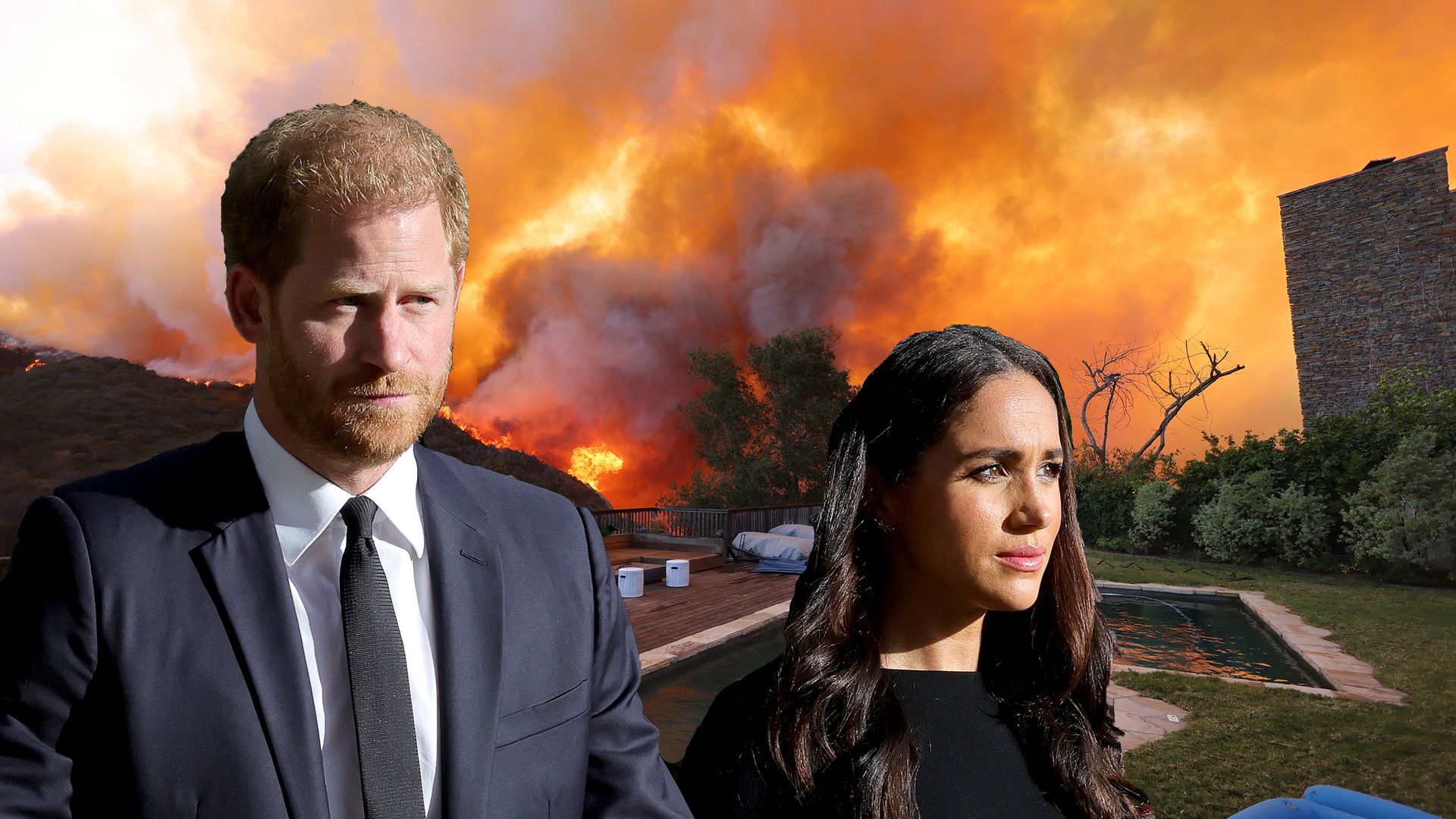 Prince Harry and Meghan Markle share harrowing message amid Los Angeles wildfires