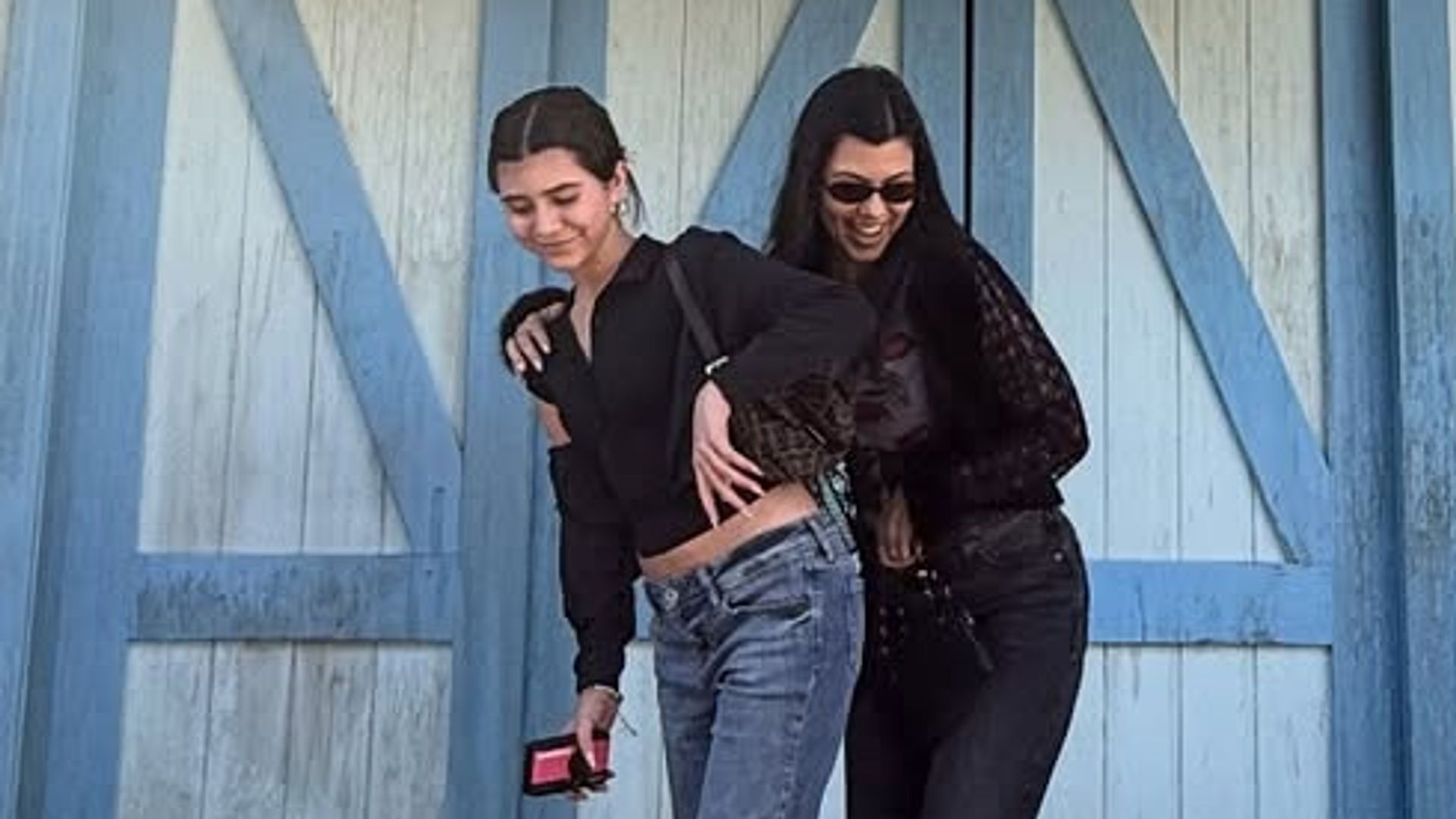 Kourtney Kardashian and her daughter Penelope Disick 
