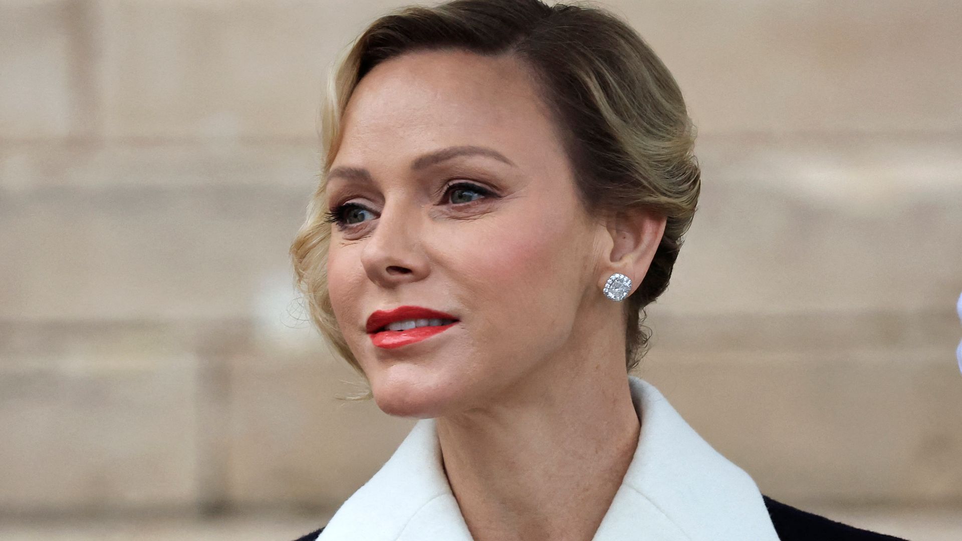 hellomagazine.com - Josh Osman - Princess Charlene is 'refined and architectural' in &pound;840 cape dress - and Carrie Bradshaw heels