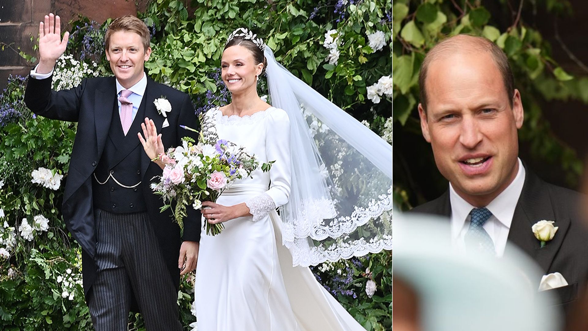 Prince William attended the Duke of Westminster's wedding