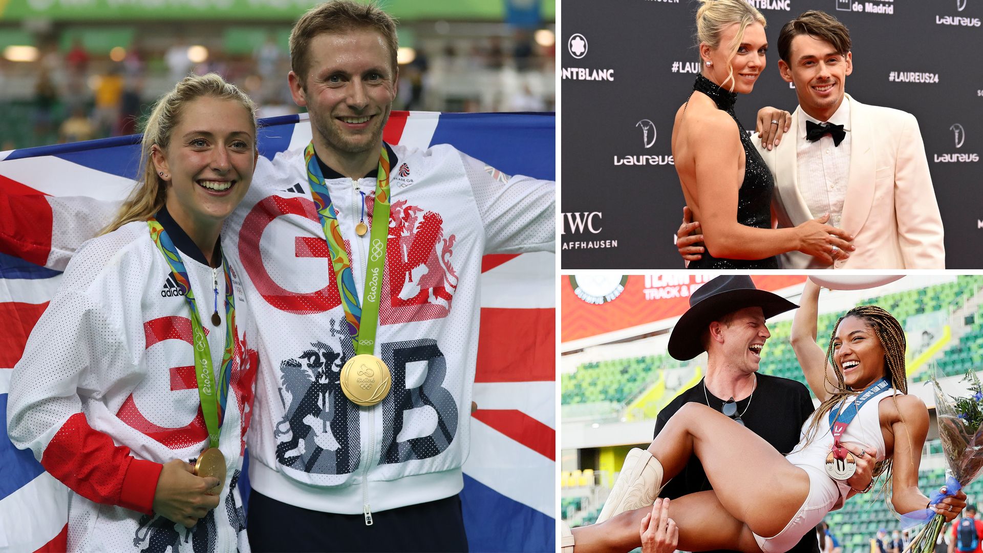 Loved-up Olympic couples: Laura and Jason Kenny, Katie Boulter and Alex de Minaur & more