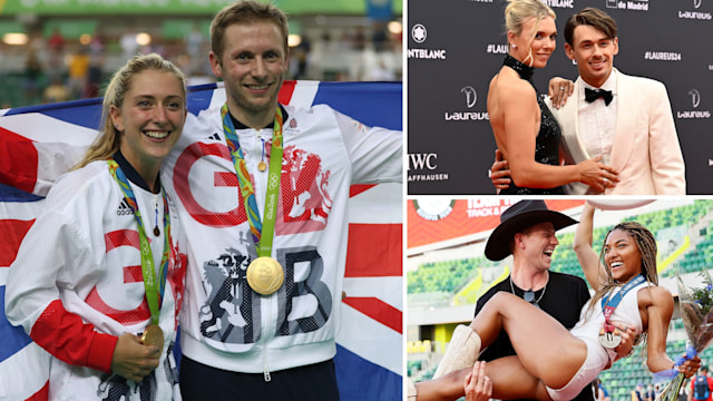 Laura Kenny, Katie Boulter and more Olympians with their partners