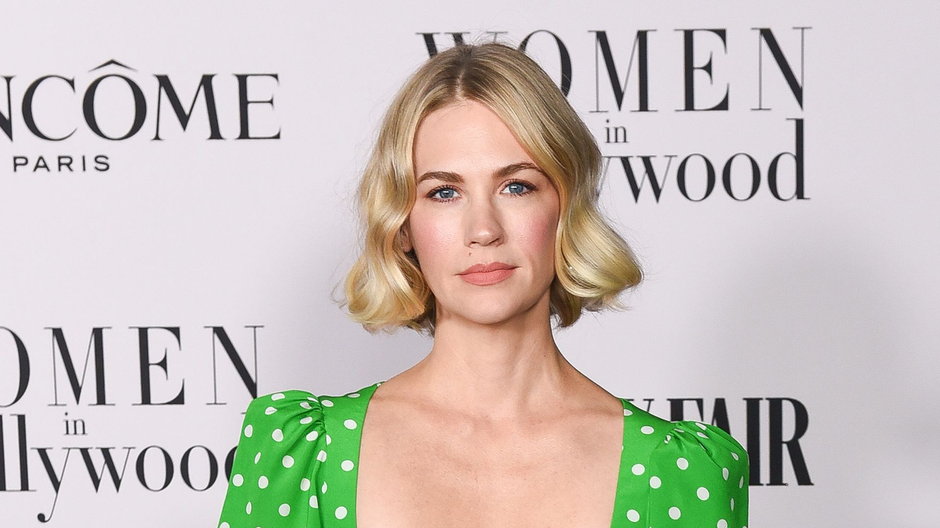 January Jones attends the Vanity Fair and LancÃ´me Women in Hollywood celebration at Soho House on February 06, 2020 in West Hollywood, California