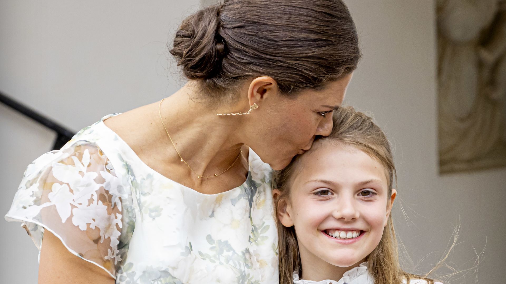 Crown Princess Victoria twins with Princess Estelle, 12, for rare ...