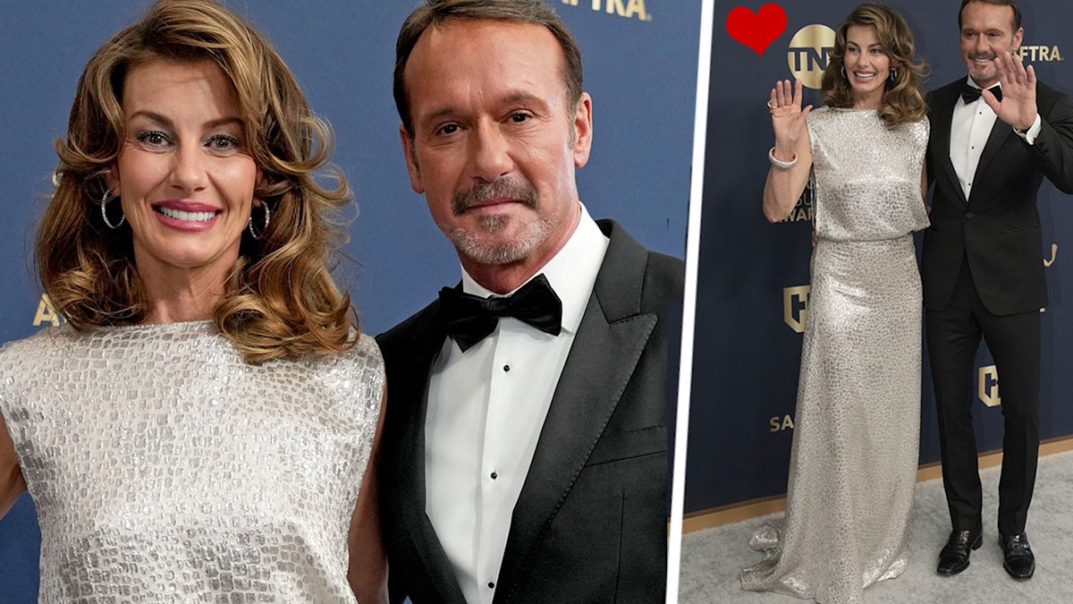 Tim McGraw and Faith Hill Present Together at the 2022 SAG Awards