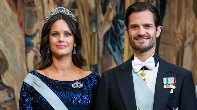 Princess Sofia and Prince Carl Philip at Nobel Laureate dinner