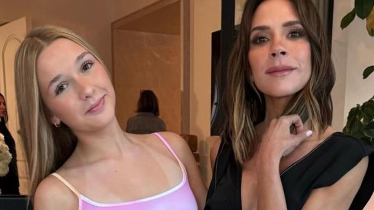 Harper Beckham's polka dot dress is the elegant way to take on 2025's heatwave