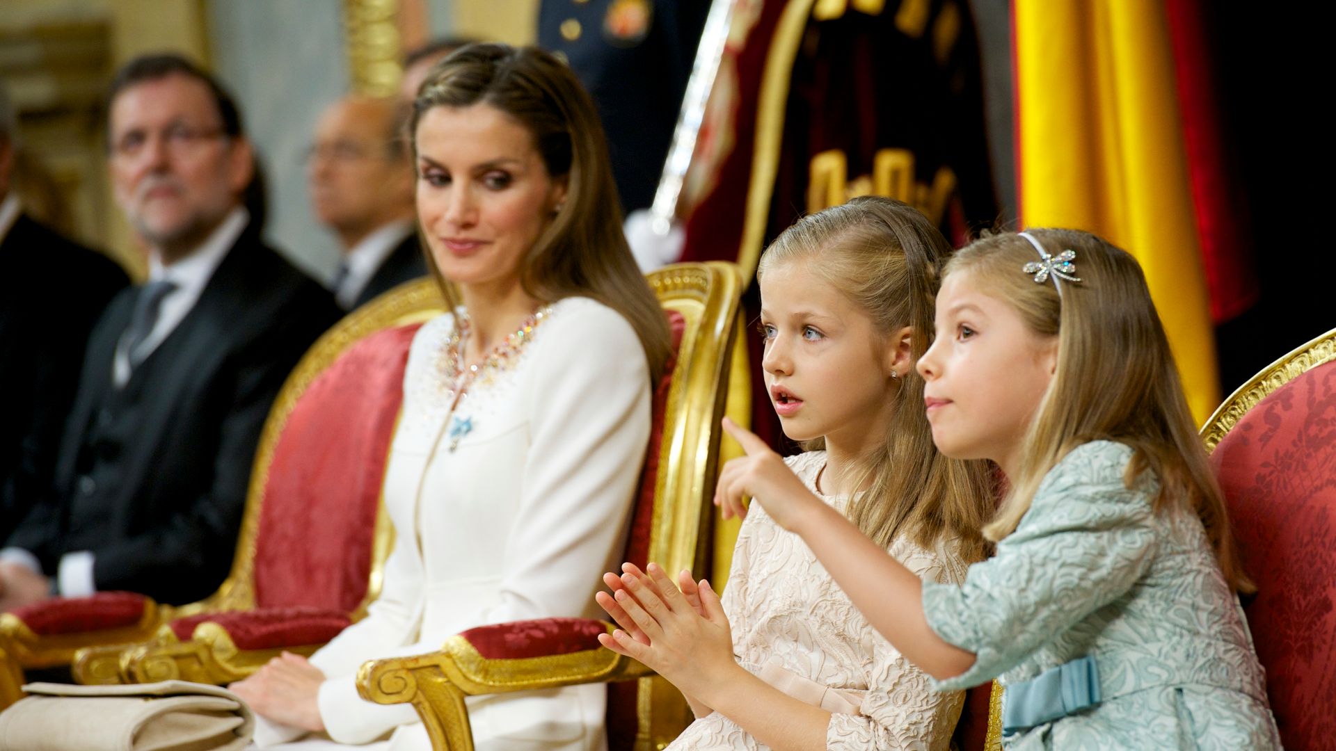 spanish royal family at king felipe coronation