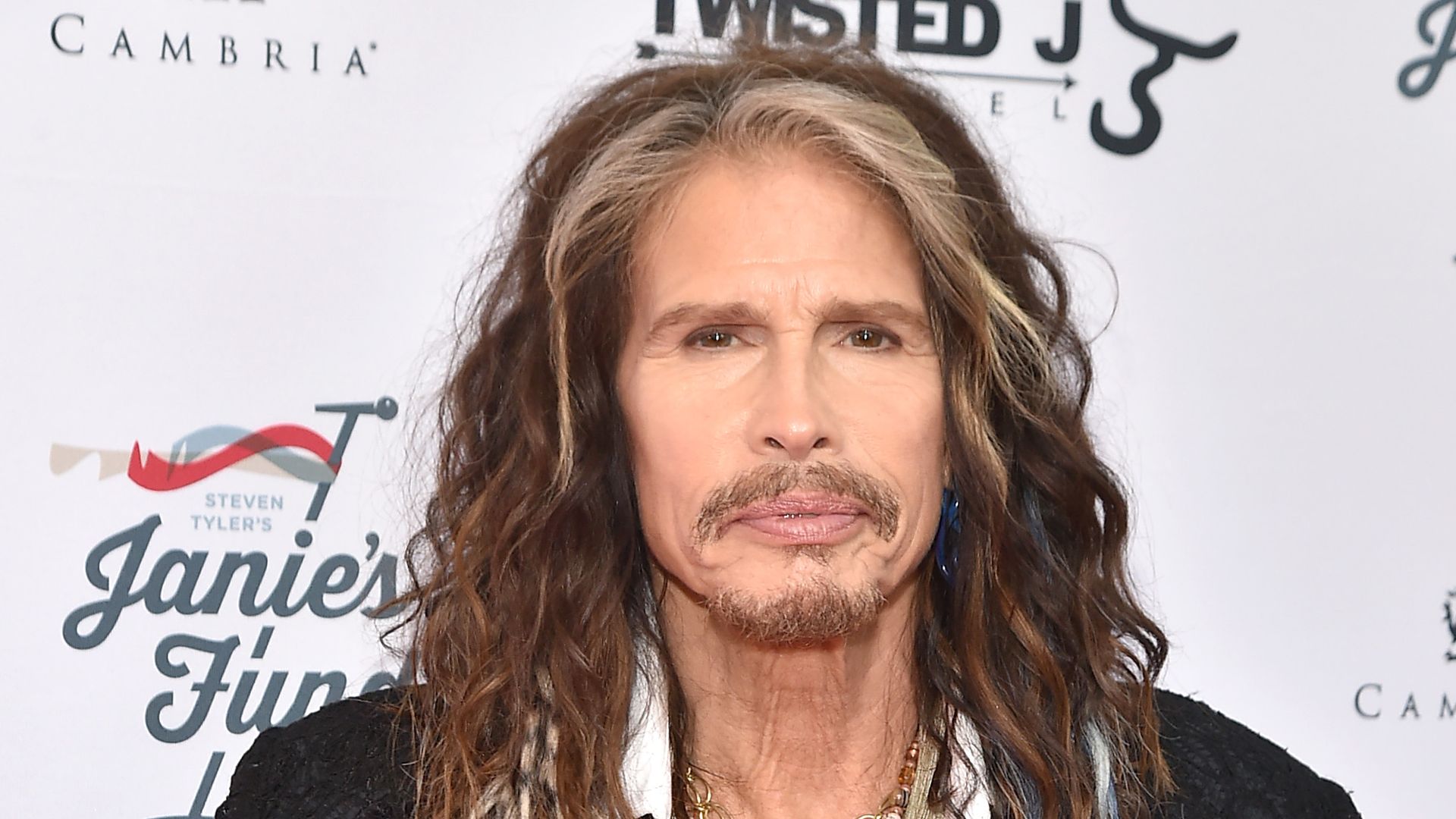 Steven Tyler attends "Steven Tyler...Out on a Limb" Show to Benefit Janie's Fund in Collaboration with Youth Villages - Red Carpet at David Geffen Hall on May 2, 2016 in New York City.