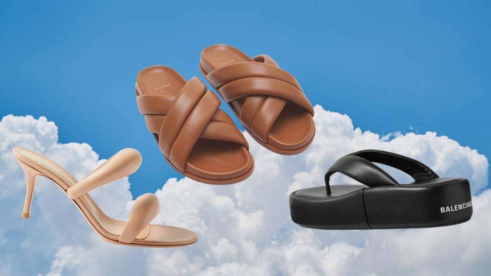 Puffed to perfection: the 6 best pairs of padded sandals