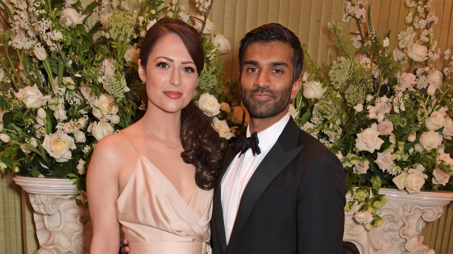 Nicola Thorp and Nikesh Patel attend the British Vogue and Tiffany & Co. Fashion and Film Party 2022