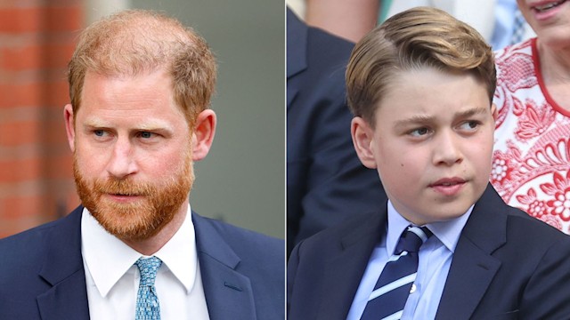 Prince Harry and Prince George
