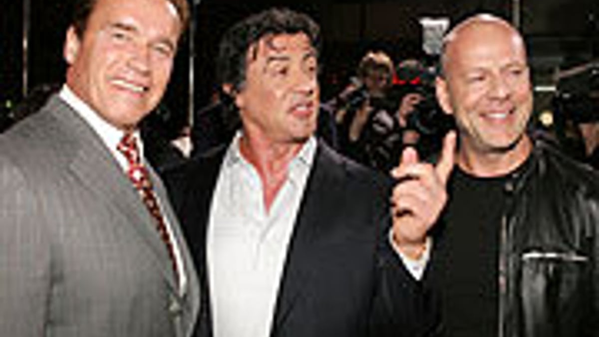 Sylvester Stallone, Sharon Stone, Arnold Schwarzenegger, | HELLO!