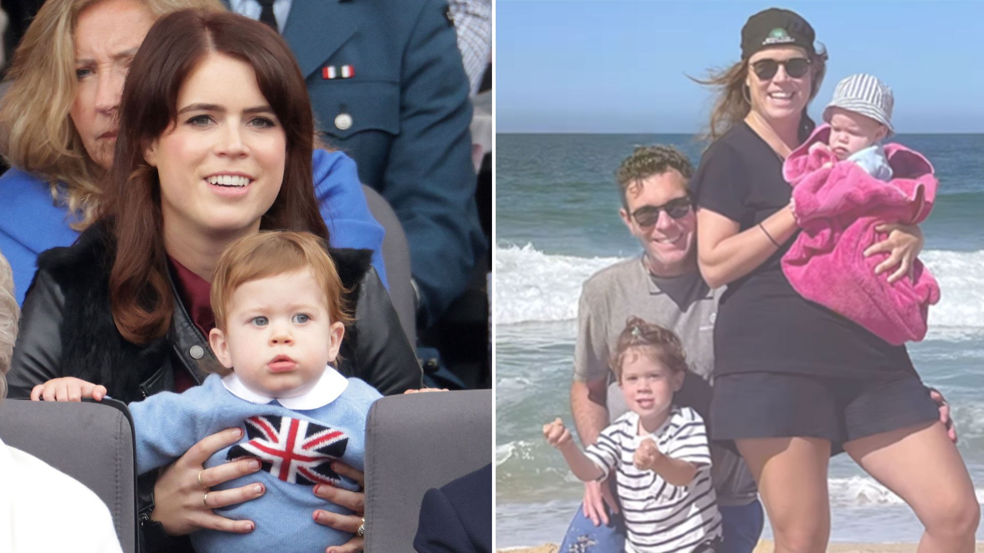 Split of Eugenie and August, and Eugenie and Jack in Portugal with August and Ernest