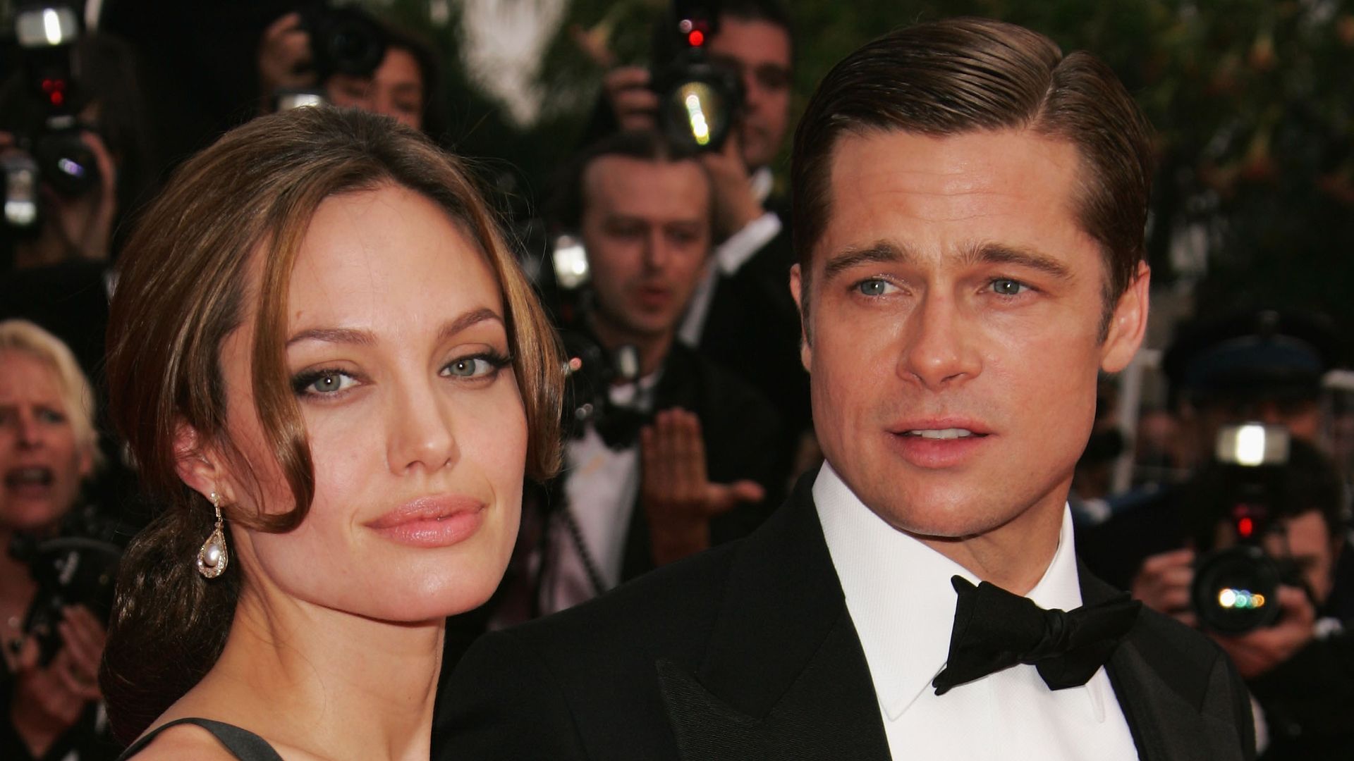 Actors Brad Pitt and Angelina Jolie