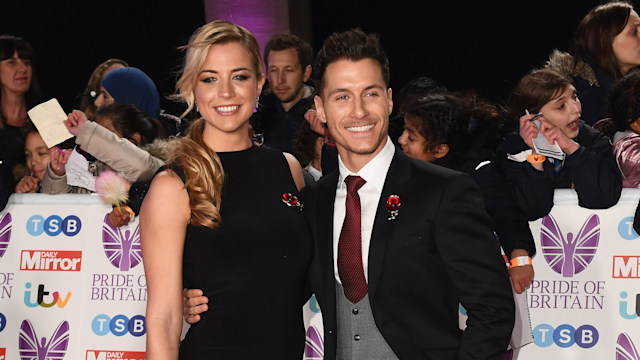 Gemma Atkinson and Gorka Marquez in formal attire