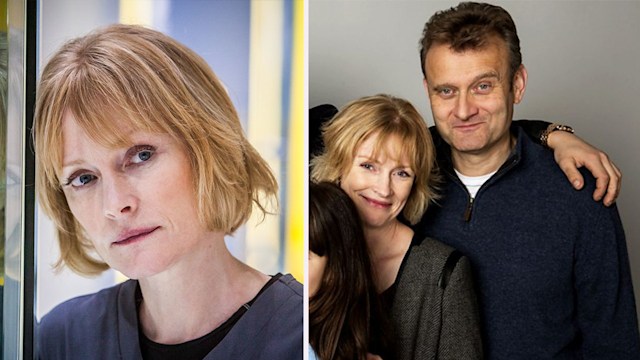 Claire Skinner and Hugh Dennis split image