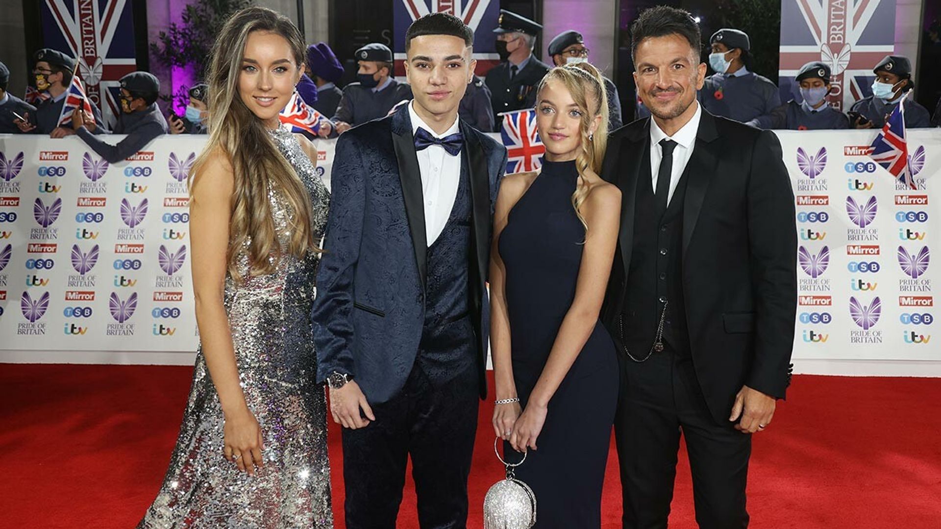 The family at the Pride of Britain awards