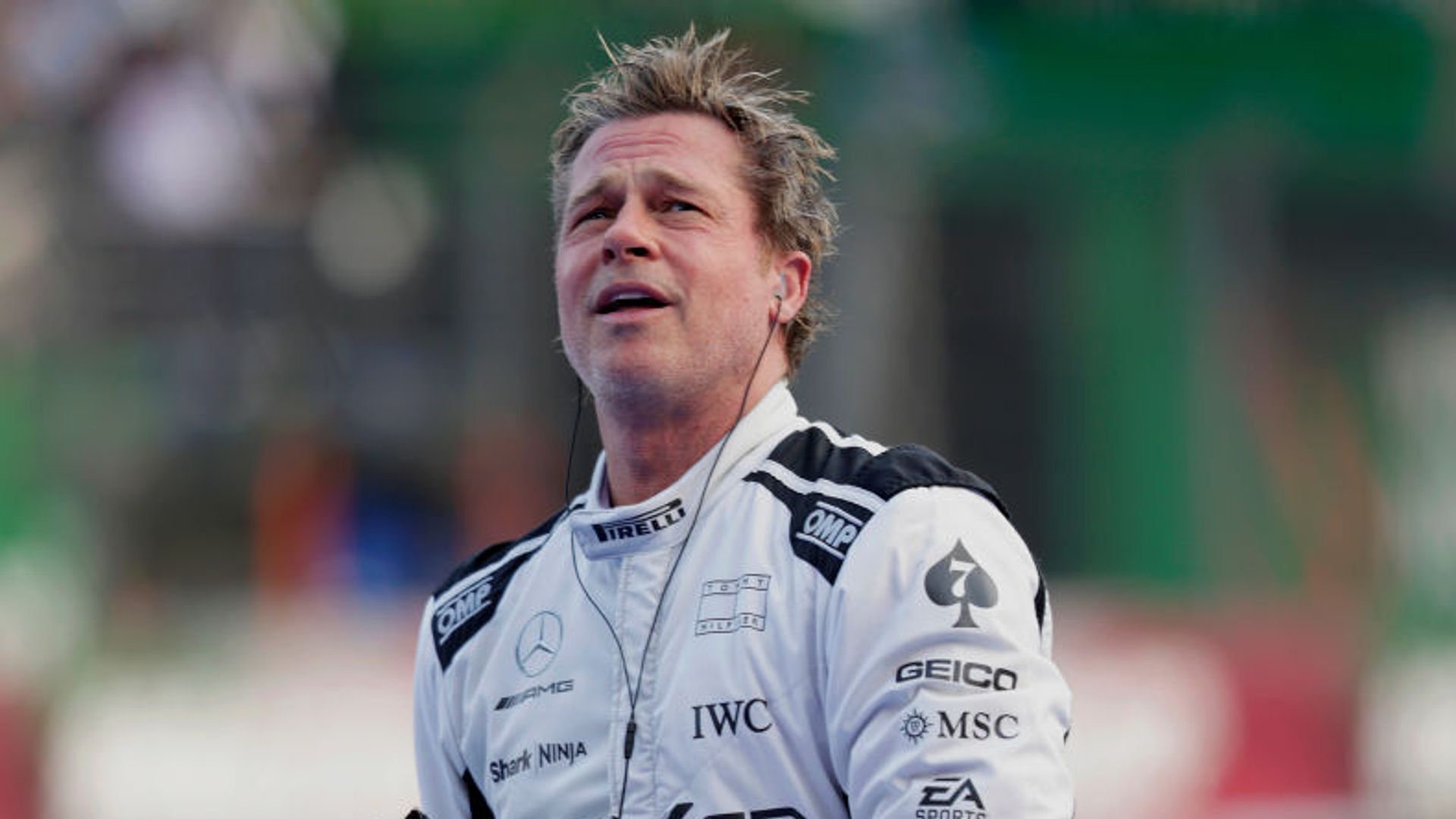 Brad Pitt collapses at Las Vegas Grand Prix as fans left stunned