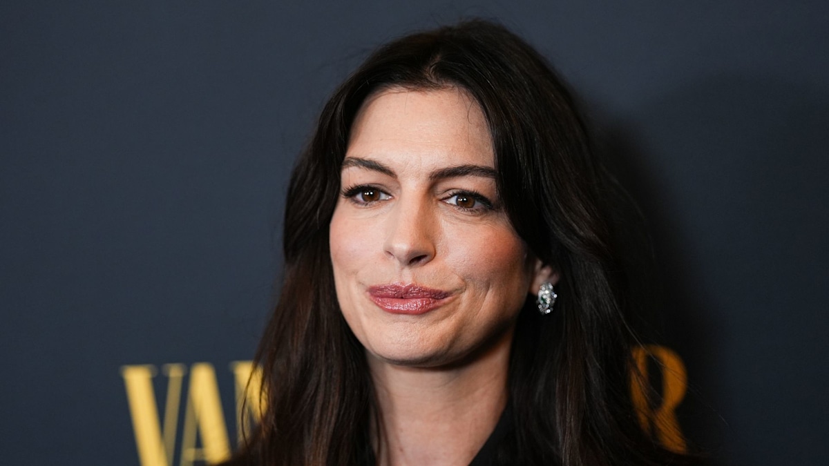 Anne Hathaway steals the spotlight in a semi-sheer dress at New York Fashion Week