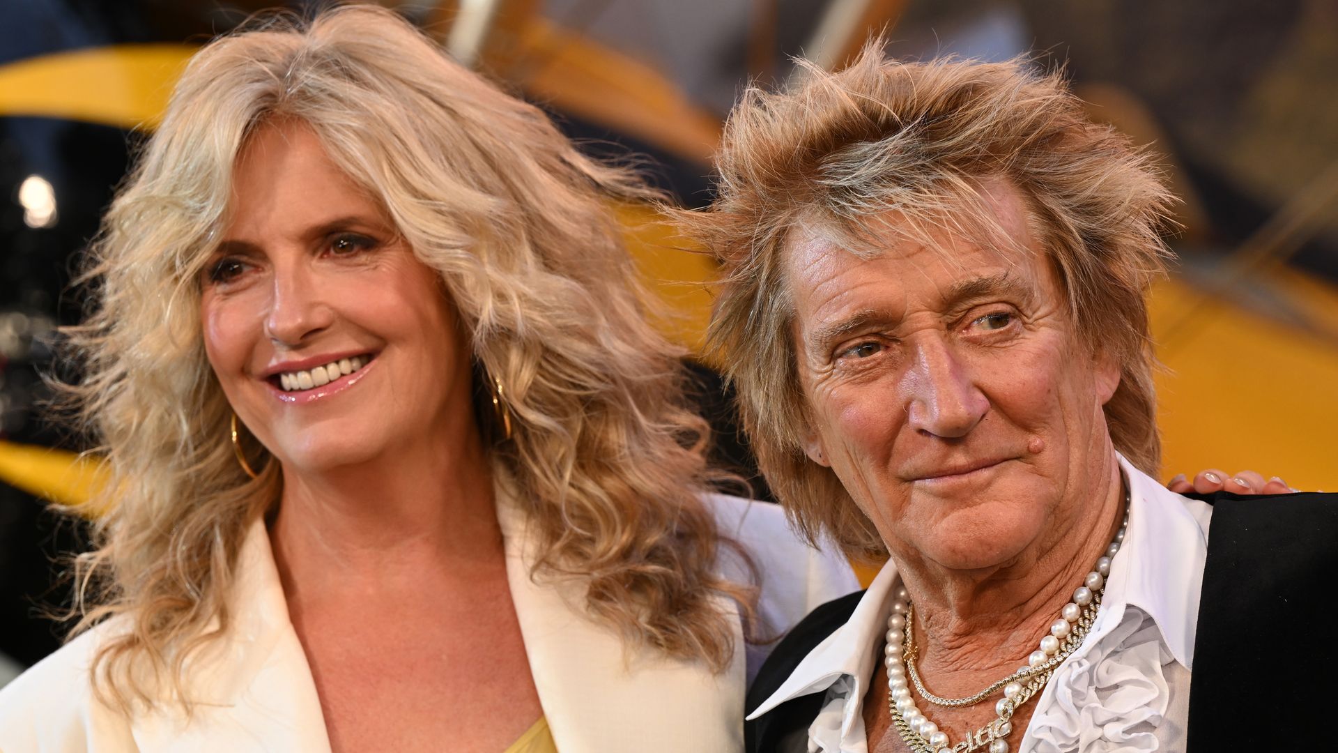 Rod Stewart and Penny Lancaster's youngest son, 13, makes rare appearance in spotlight