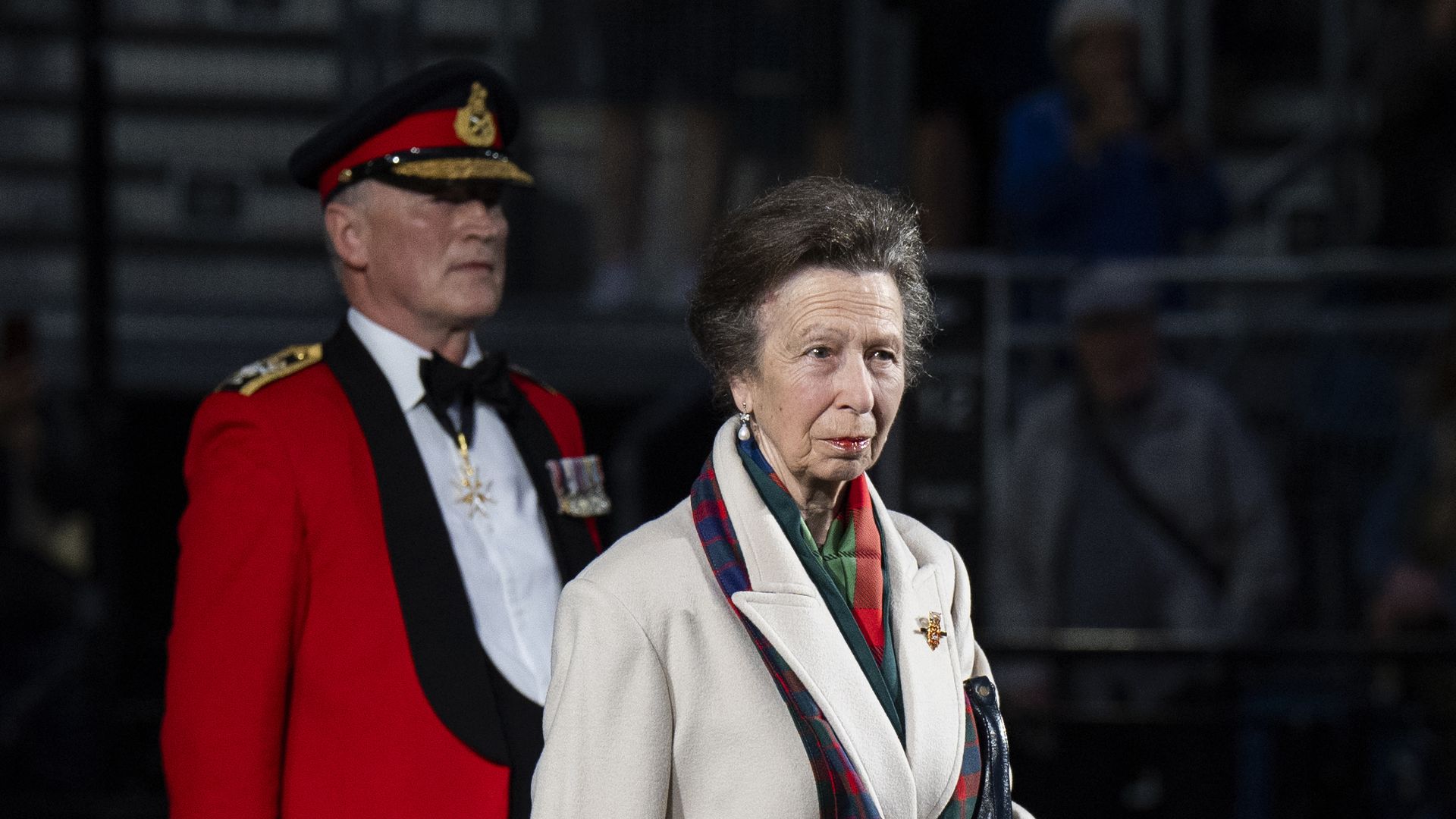 Princess Anne unexpectedly rocks two scarves in August for new appearance