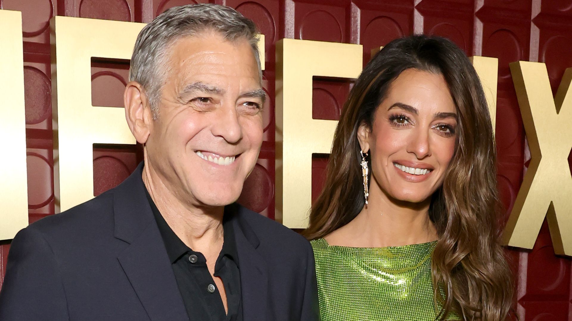 Amal Clooney is an after-party It girl in shimmering dress