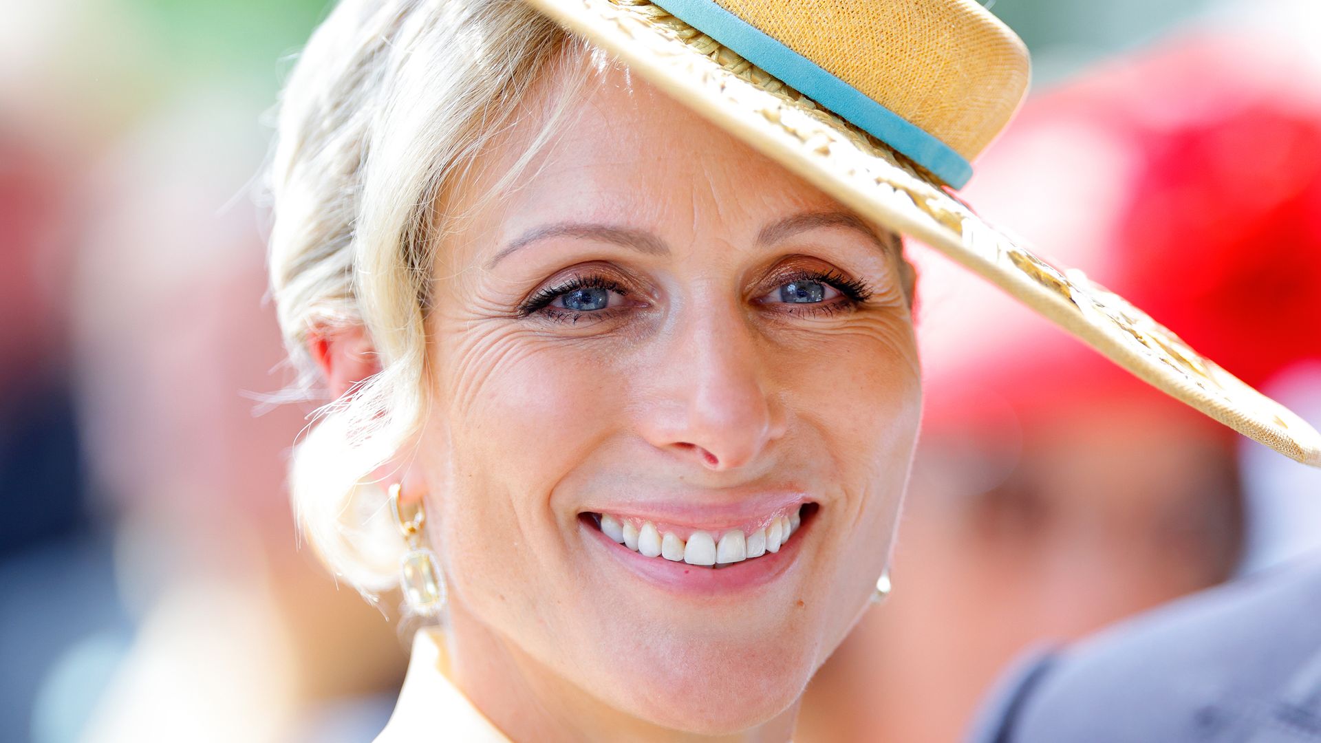 zara tindall in boater hat 