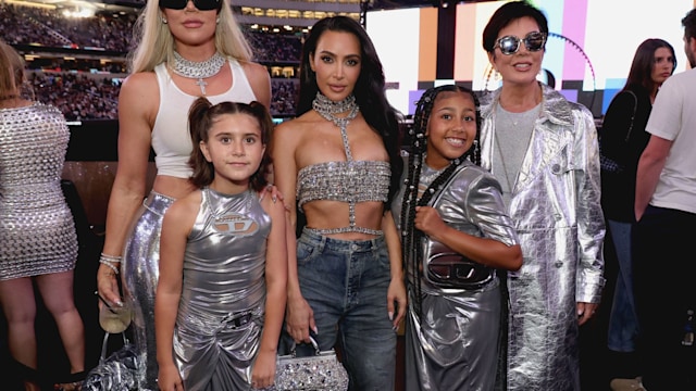 Kim Kardashian’s daughter North West and her cousin Penelope Disick run wild at play center