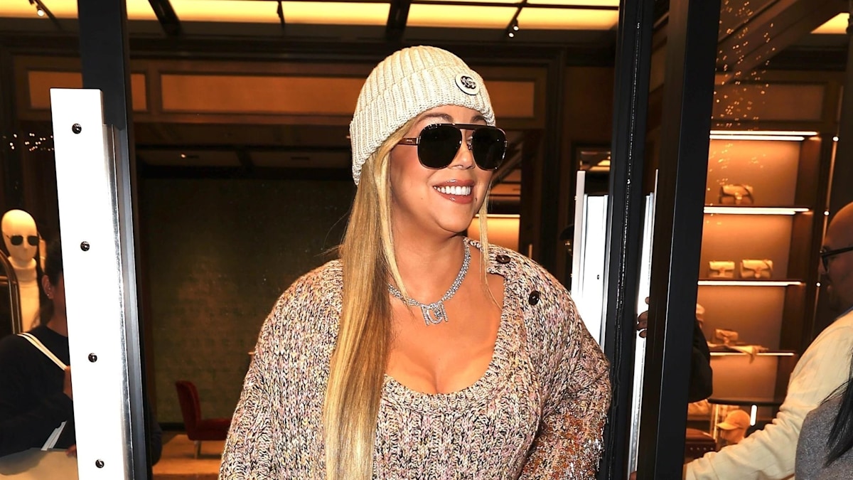 Mariah Carey puts on a leggy display in $17,000 mini dress during shop spree in Aspen