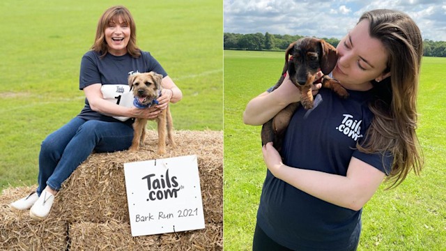 lorraine kelly and daughter bark run