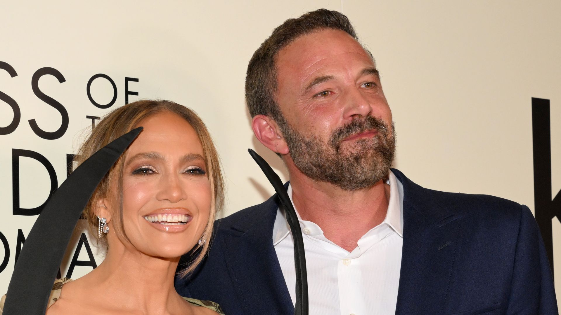 Jennifer Lopez and Ben Affleck attend the "Kiss Of The Spider Woman" New York Screening on October 06, 2025 in New York City.