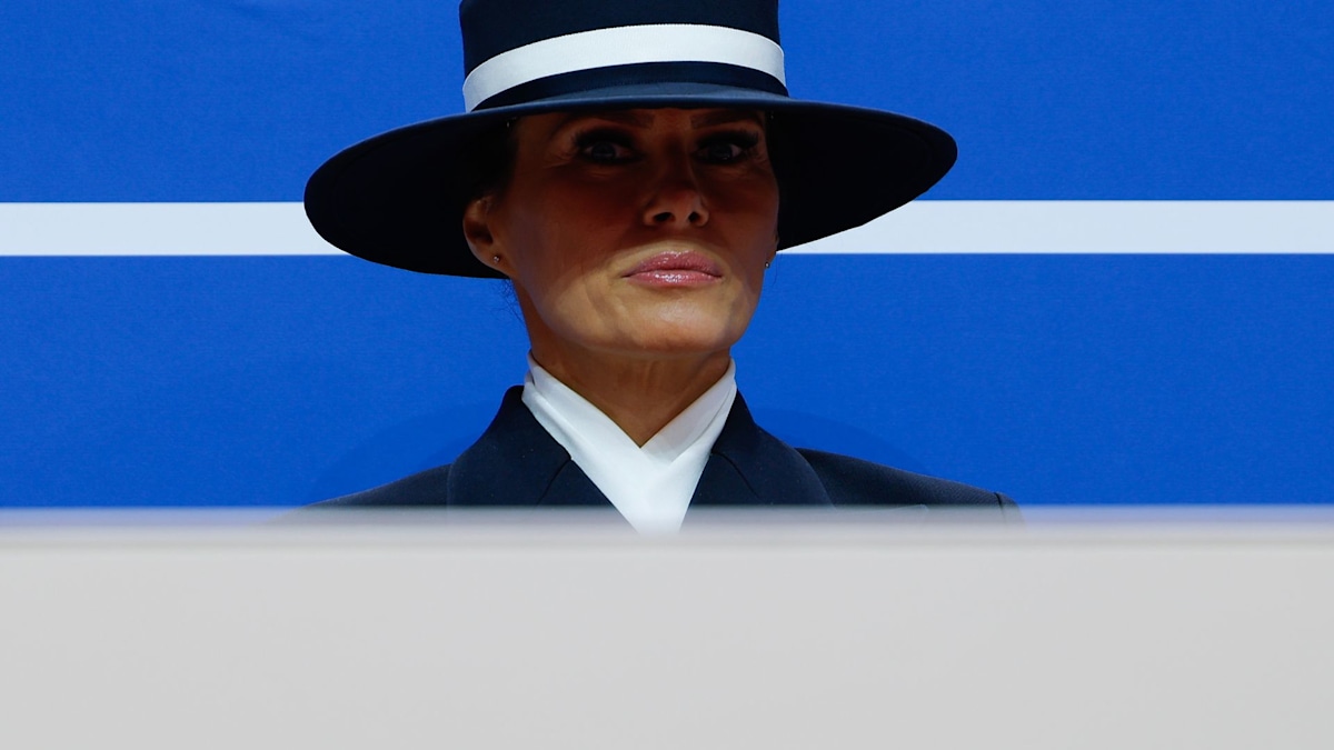 Why Melania Trump almost didn't wear her statement hat to the inauguration