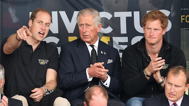 William, Charles and Harry