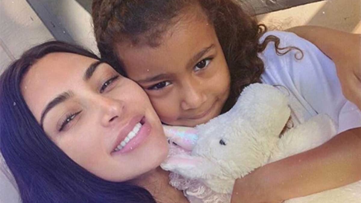 Kim Kardashian's daughter North West surprises her during work meeting ...