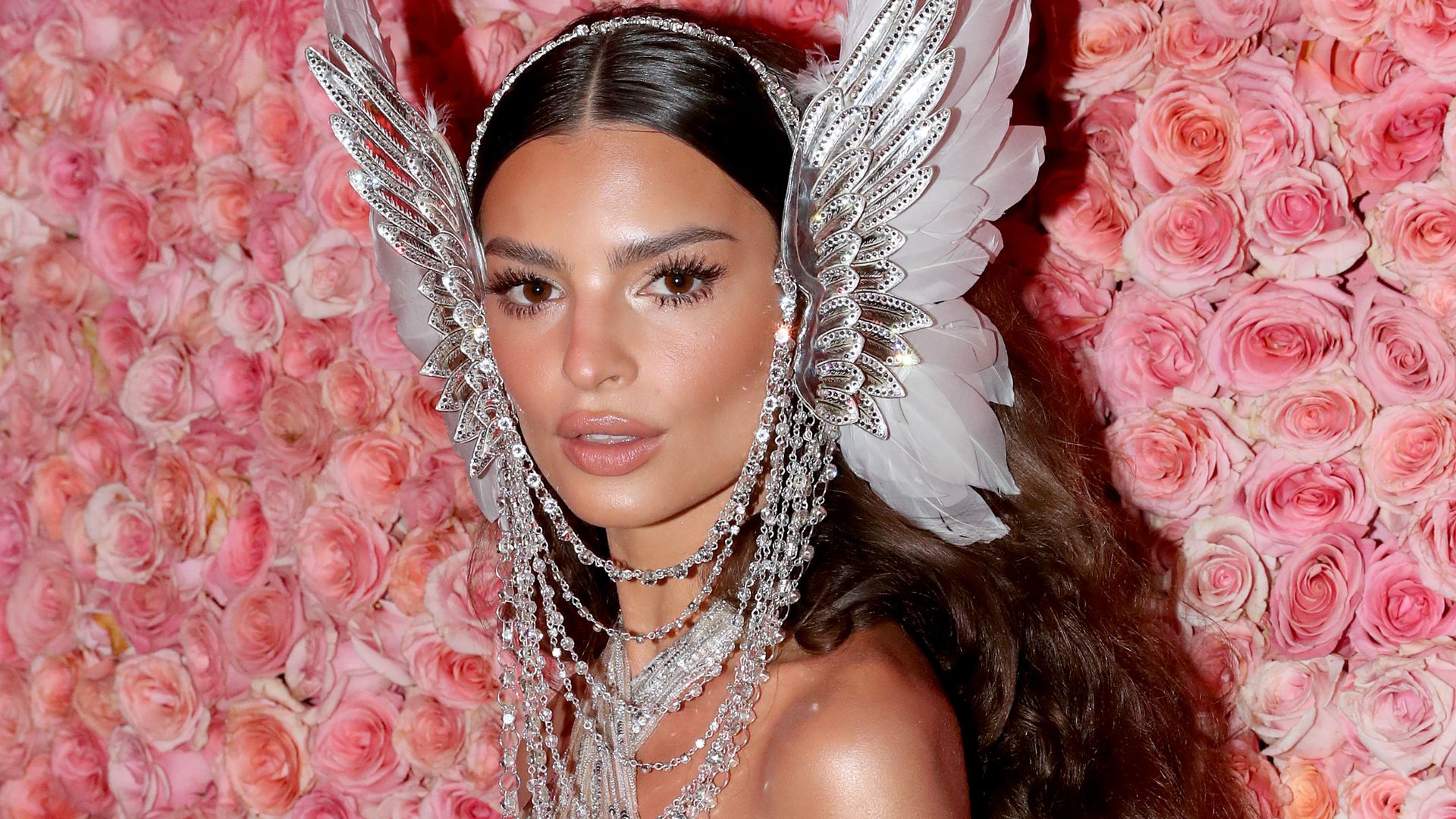 mily Ratajkowski attends The 2019 Met Gala Celebrating Camp: Notes on Fashion at Metropolitan Museum of Art