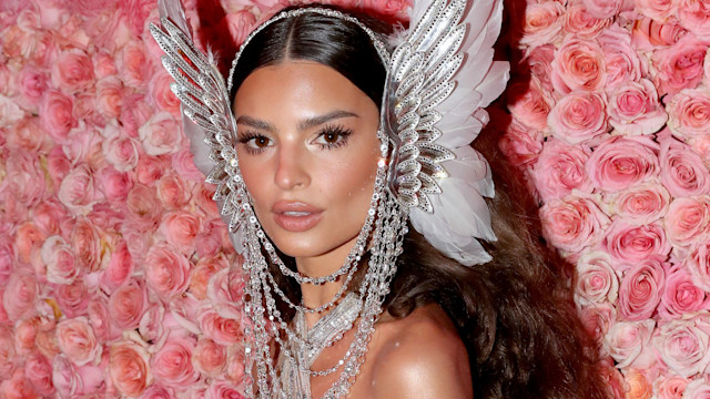 mily Ratajkowski attends The 2019 Met Gala Celebrating Camp: Notes on Fashion at Metropolitan Museum of Art