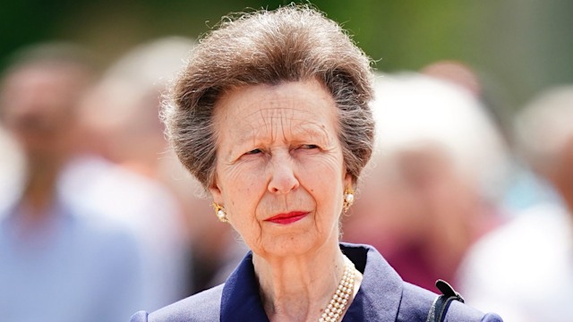 Princess Anne standing