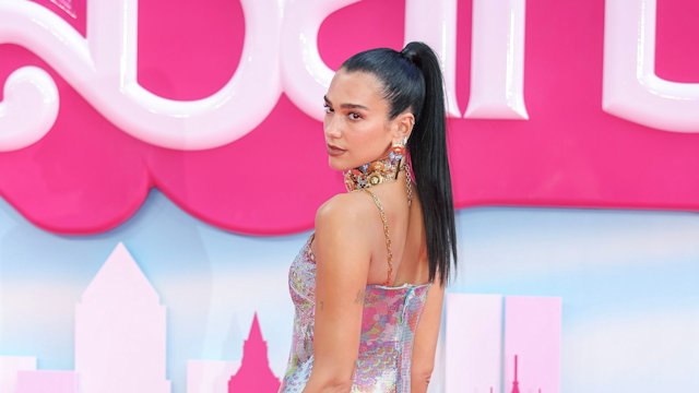 Dua Lipa stole the show on the pink carpet