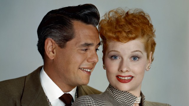 Actress Lucille Ball and her husband actor Desi Arnaz circa 1950's