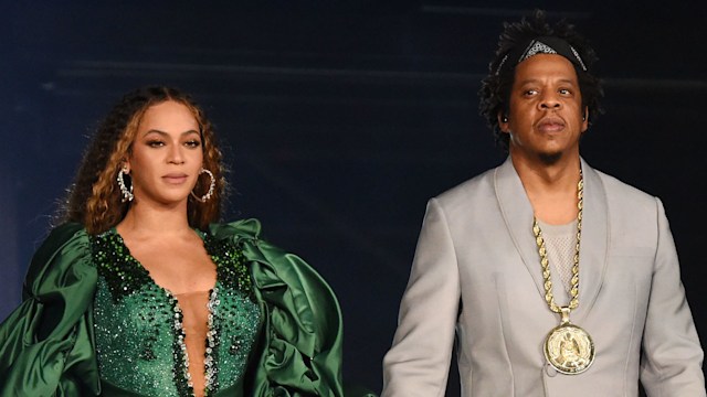 Beyonce and Jay-Z perform during the Global Citizen Festival: Mandela 100 at FNB Stadium on December 2, 2018 in Johannesburg, South Africa.