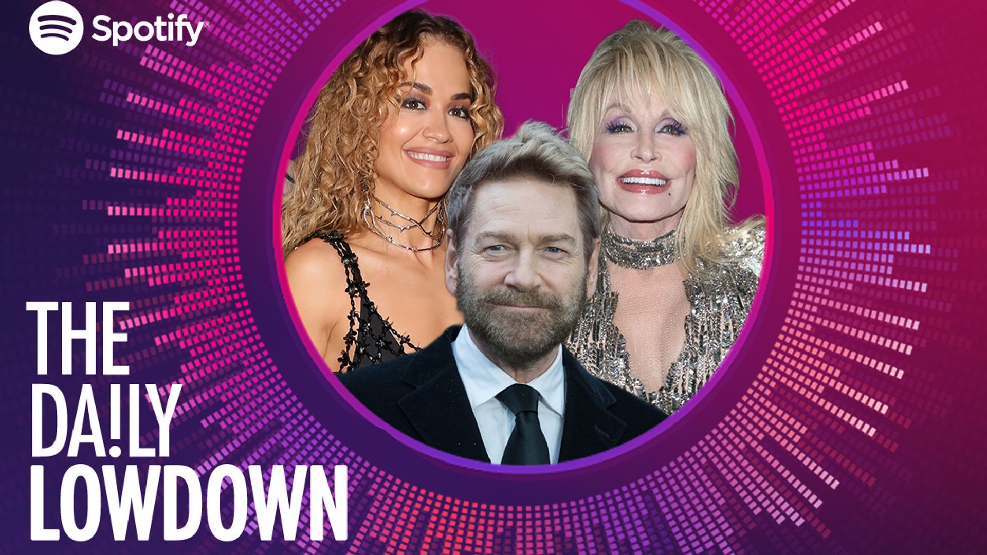 Rita Ora, Kenneth Branagh and Dolly Parton
