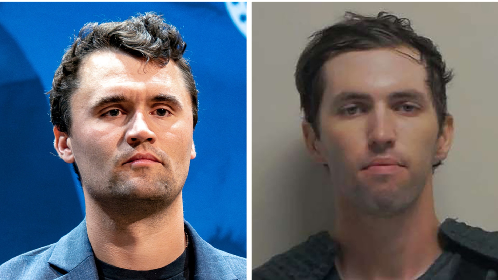 charlie kirk tyler robinson split image