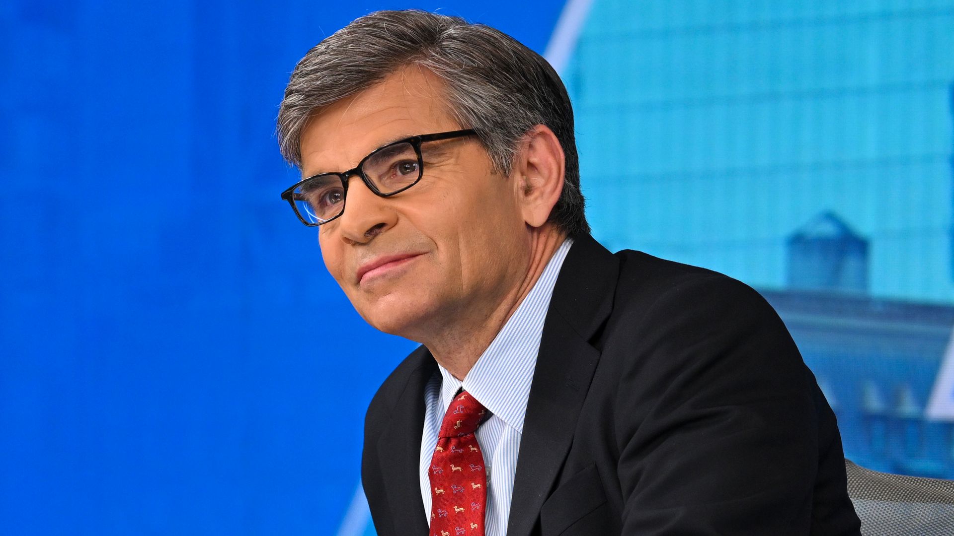 George Stephanopoulos in the GMA studios 